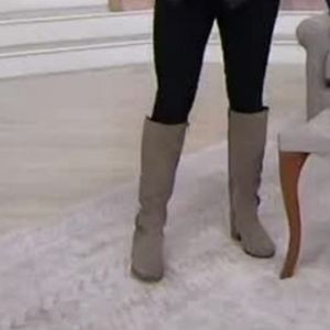 Marc Fisher Womens Kimmee Suede Closed Toe Knee Hi